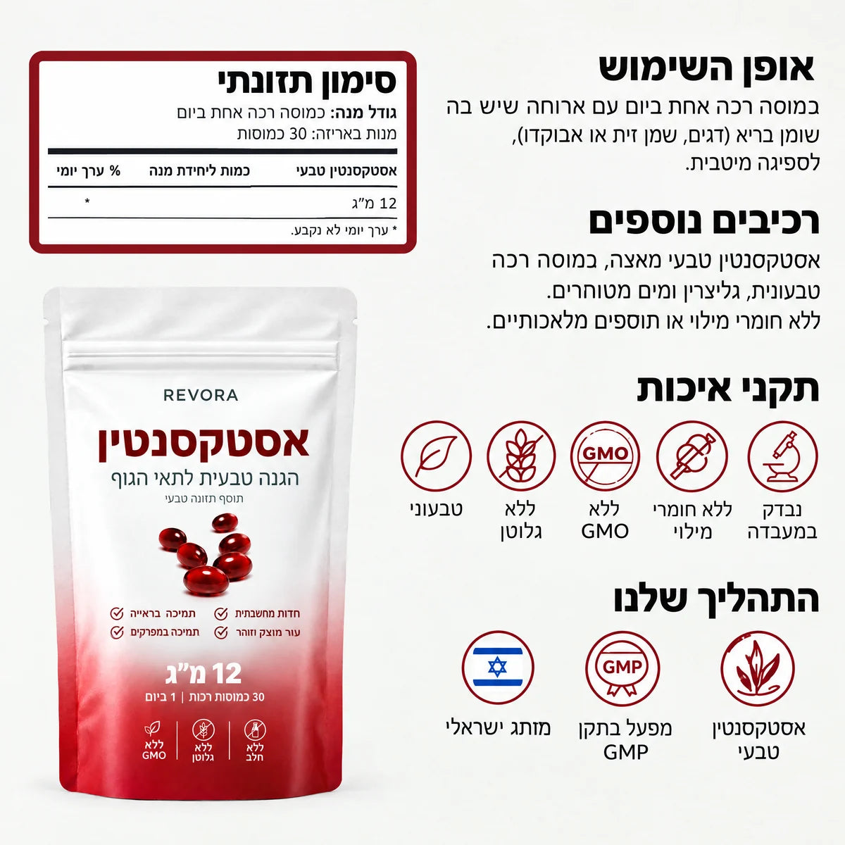 REVORA אסטקסנטין