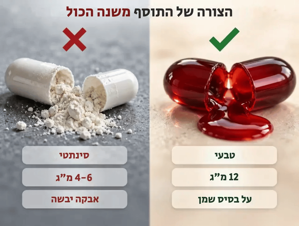 הצורה של התוסף משנה הכול